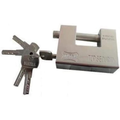 LUCCHETTO LUCCHETTI ANTISCASSO TITAN + CINQUE CHIAVI PUNZONATE RIPRODUCIBILI