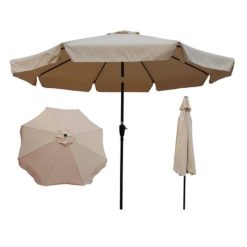 Ombrellone da giardino Cilvani 3x3 modello avocado