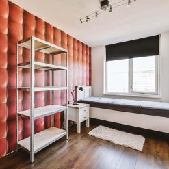 Scaffale a incastro in Acciaio Zincato (rifinitura color metallo) con 5 ripiani in legno MDF