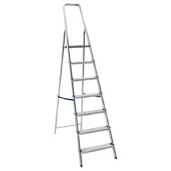 Scala Alluminio 7 Gradini Piuma Portata 100Kg