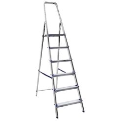 Scala Alluminio 6 Gradini Piuma Portata 100Kg